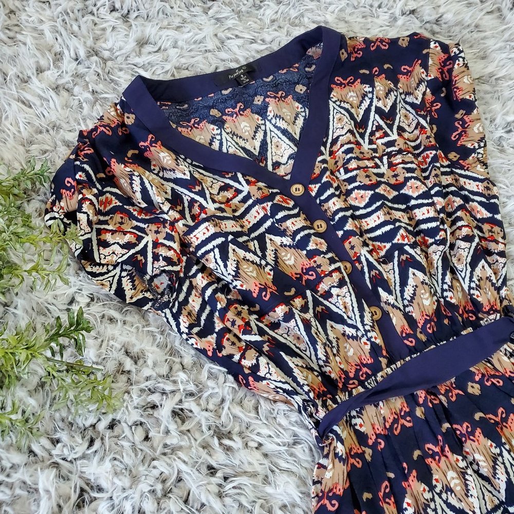 ❤ PAPAYA Aztec Pattern Dress - Picture 3 of 4